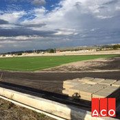 Cancha de futbol en el Oasis de Coahuila